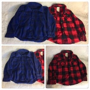 Toddler Button down shirts, 2 piece